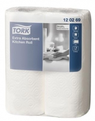 Tork Extra Absorbent Kitchen Roll - kart (12x2 st) 